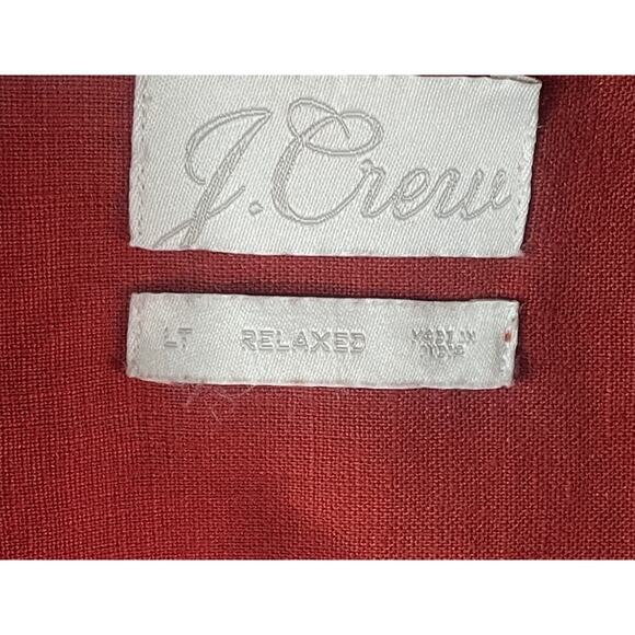 VTG J.Crew 100% Linen Shirt Dress Cottagecore Prairie Boho Old Money In India - Picture 2 of 6